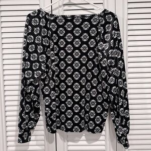 Women’s size small loft velvet black blouse. New without tags.
